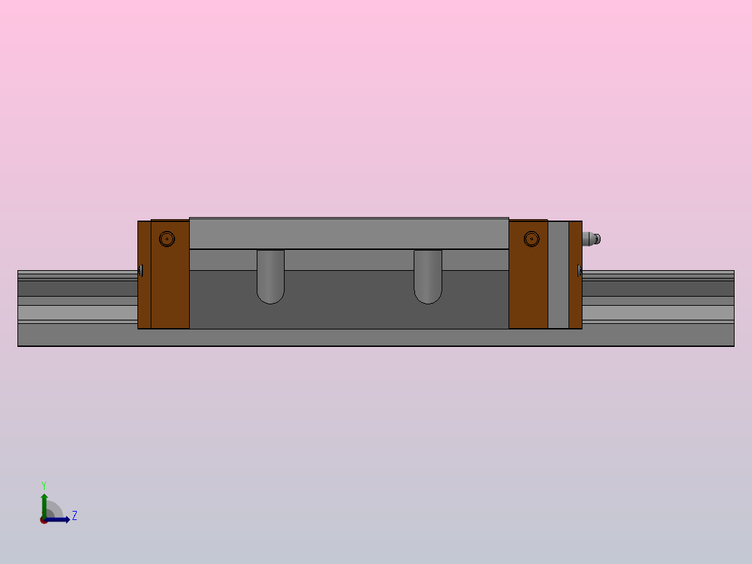 MSR-E╱LE直线导轨[MSR65E1T500Z0CI＋E2╱RC]左视图