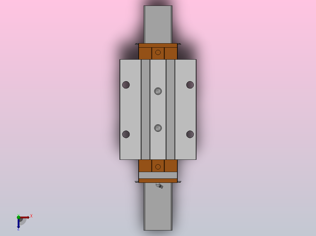 MSR-E╱LE直线导轨[MSR65E1T500Z0CI＋E2╱RC]俯视图