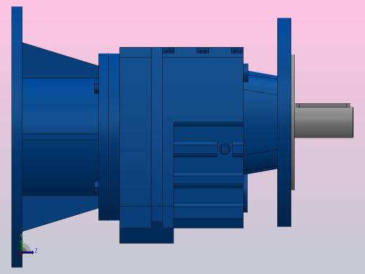 RF47ZP斜齿轮减速机RF47-3.83-M1-P112-Φ200左视缩略图