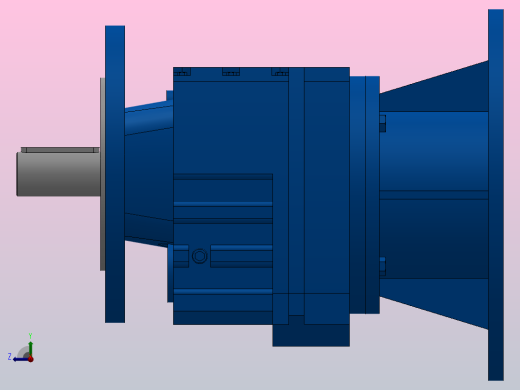 RF47ZP斜齿轮减速机RF47-3.83-M1-P112-Φ200右视缩略图