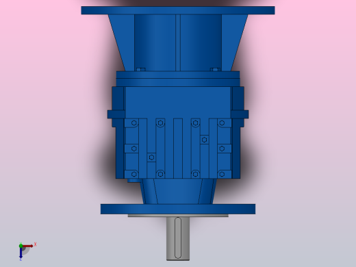 RF47ZP斜齿轮减速机RF47-3.83-M1-P112-Φ200俯视缩略图
