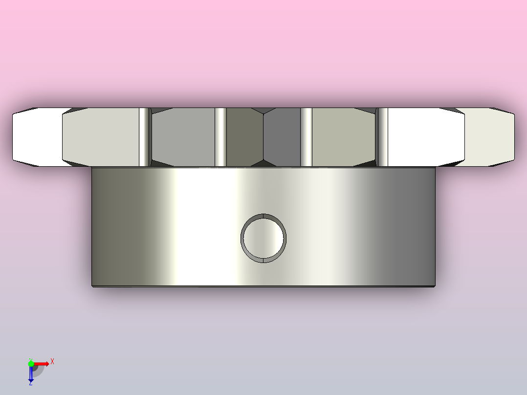 链轮SP40B14-N-20俯视图