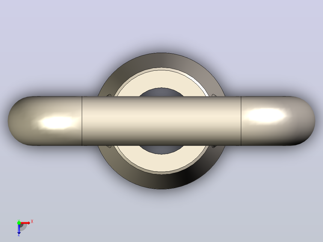 弓形螺母-具有所有配置的Solidworks零件俯视图