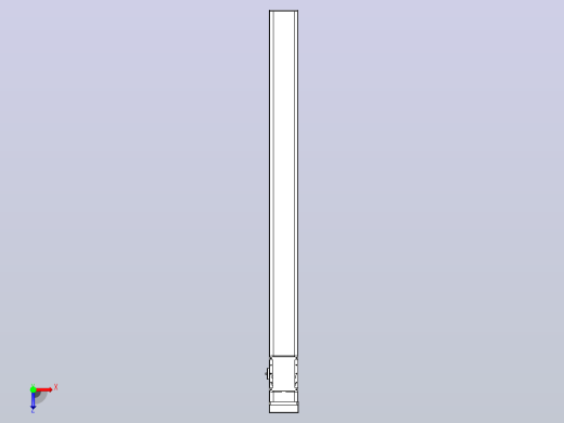 滚珠丝杠直线轴带导轨全封闭TPA-HCR-105D-1610C-L1200-MP-C-P40-N3俯视缩略图