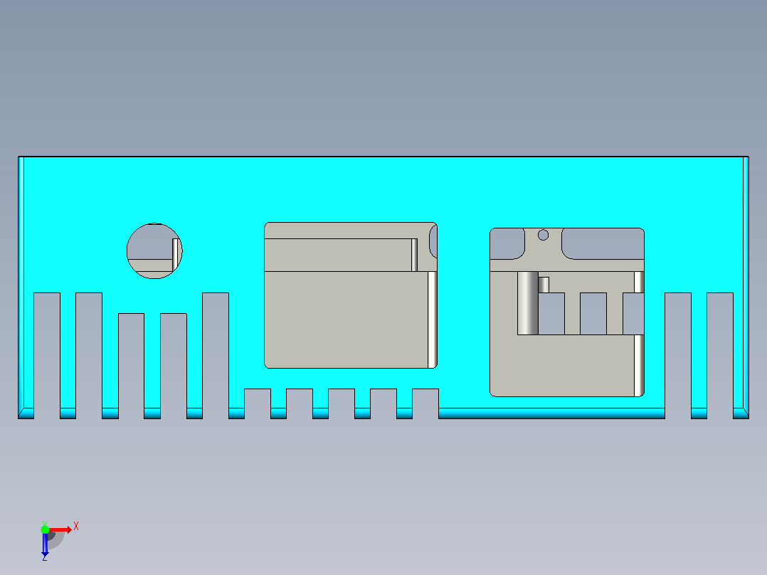 Orange PI Zero 2W 外壳俯视图