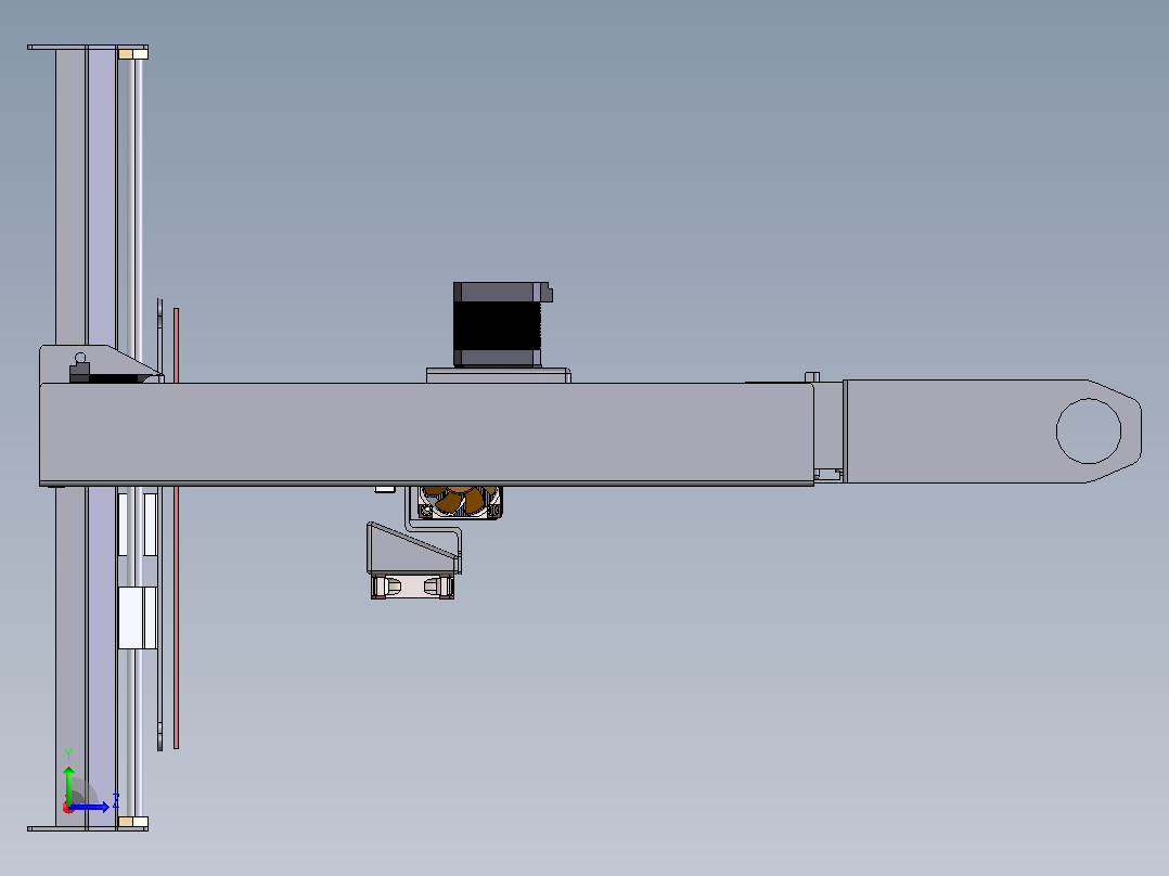 AKA Wanhao i3-s3打印机左视图
