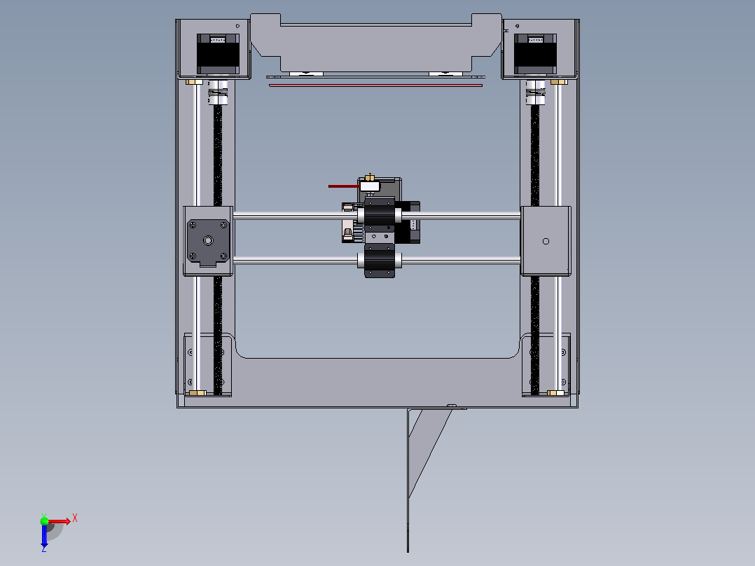 AKA Wanhao i3-s3打印机俯视图