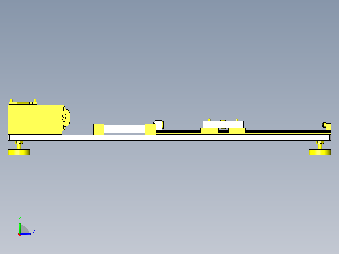 螺丝拧紧工装左视图
