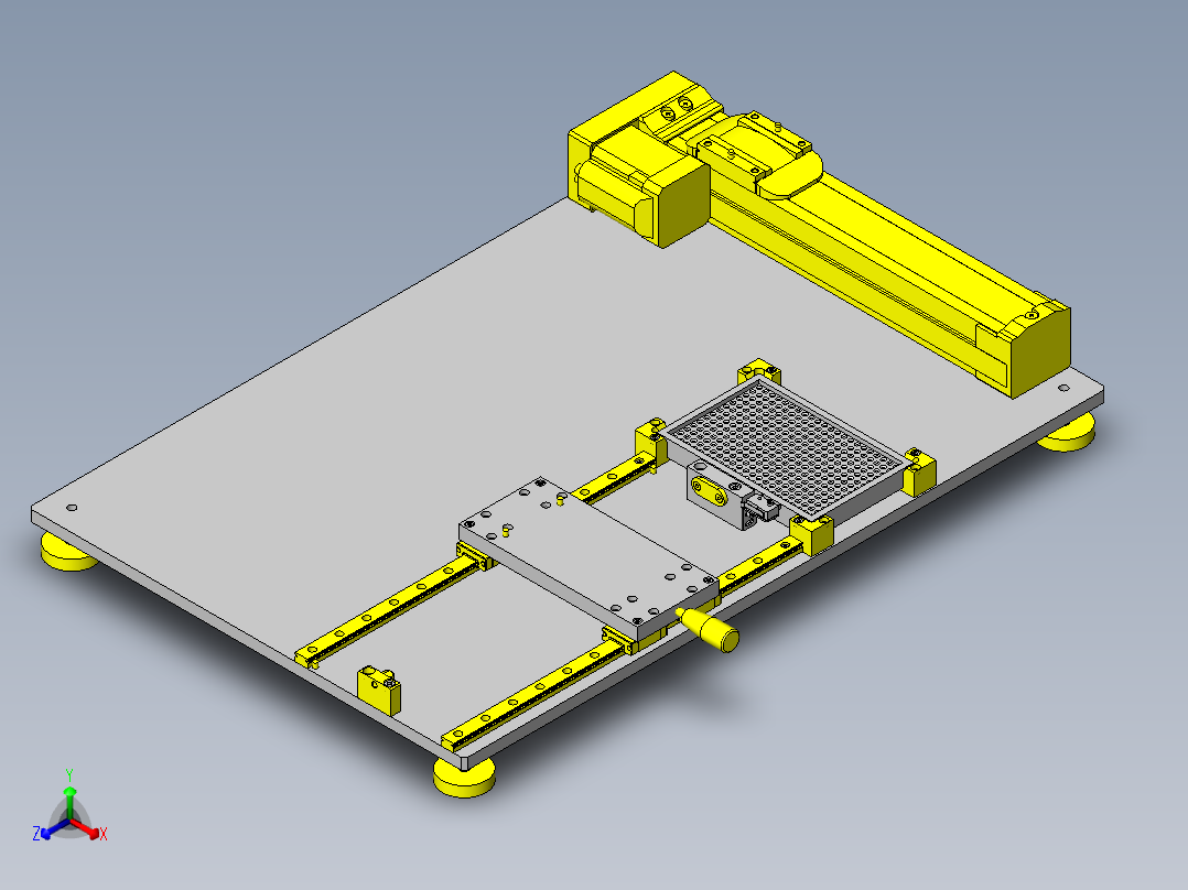 螺丝拧紧工装正等轴测图