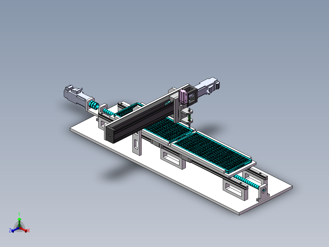 AS014-XD10检测设备装配体sw17可编辑