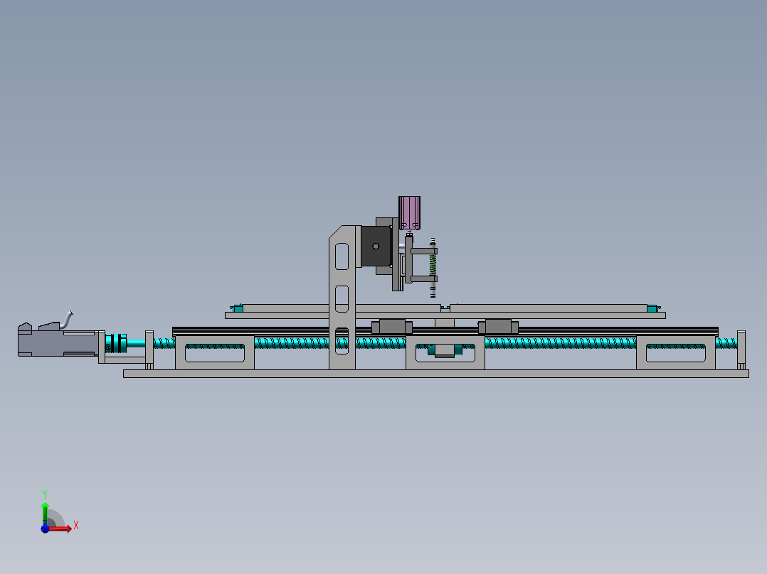 AS014-XD10检测设备装配体sw17可编辑前视图