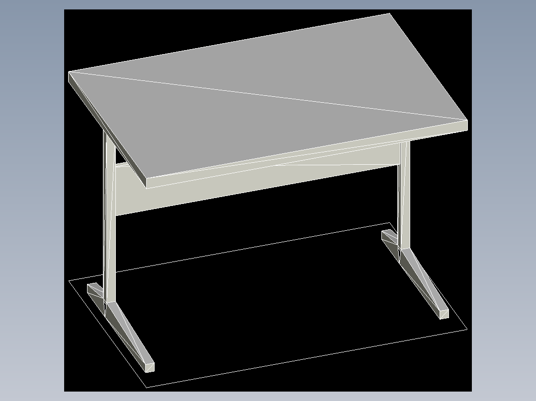 室内家具及植物的维模型十二-B008