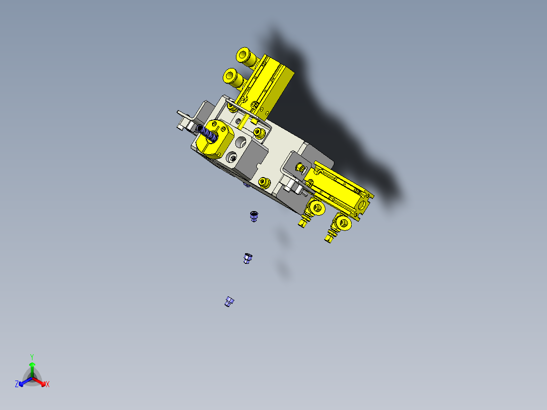 工件供应脱离装置_