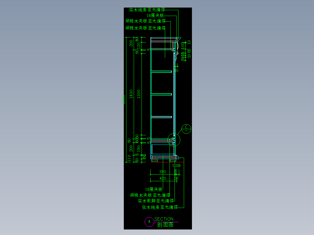 家装类CAD图块(五)-FH01064F