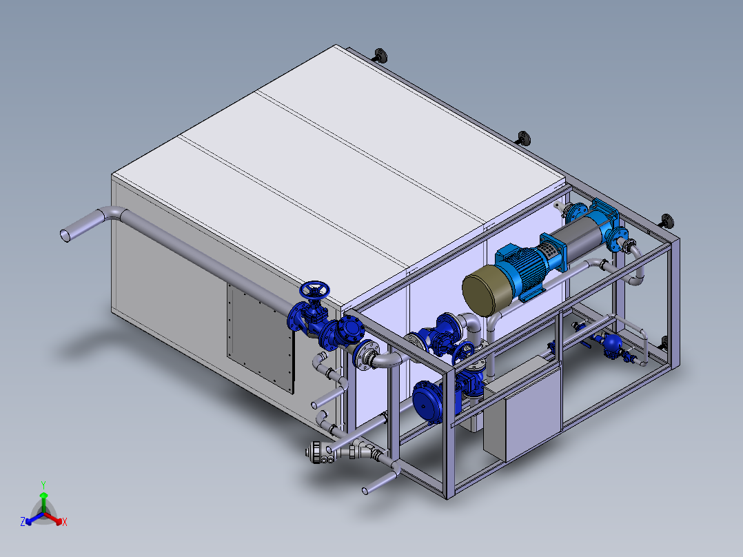 变频给水设备XBD型正等轴测图