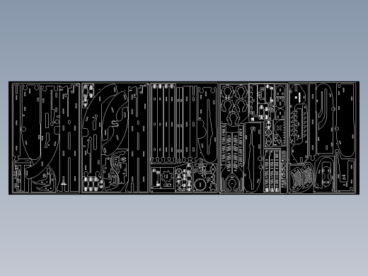 来福木仓激光切割立体拼图