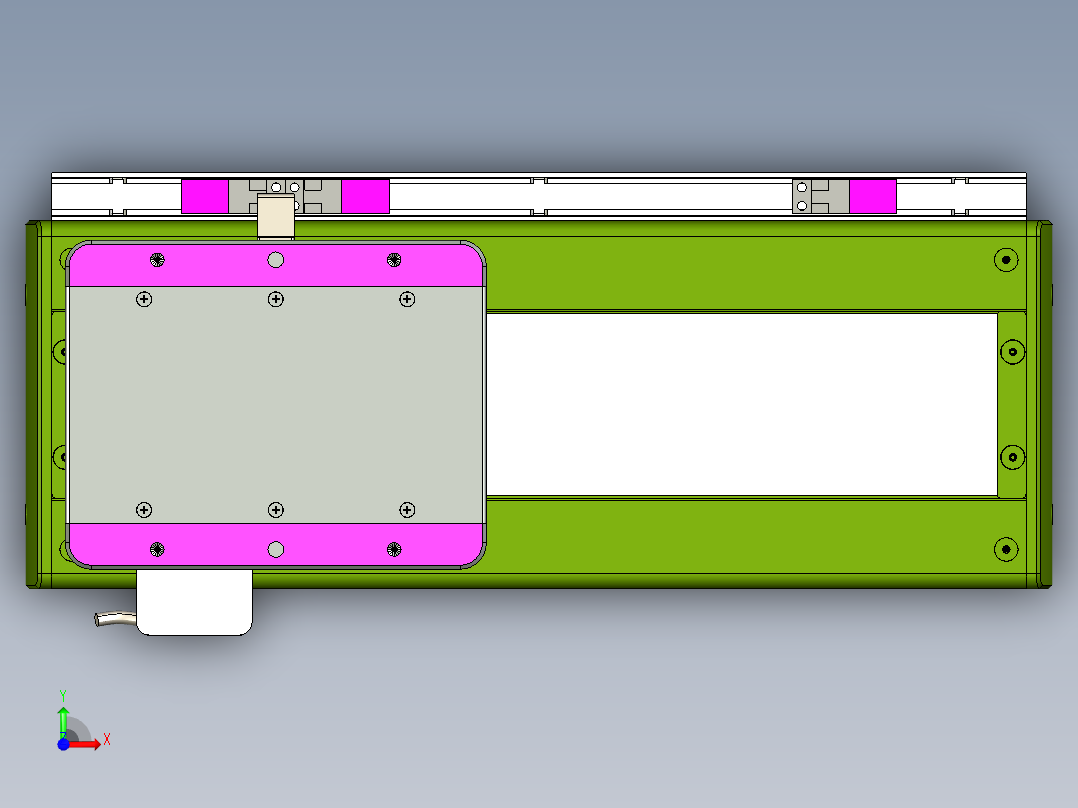 威洛博LC系列3d模型模组LC14S1Y-S200前视图