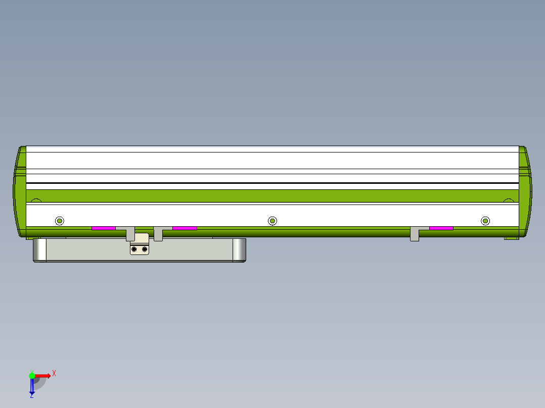 威洛博LC系列3d模型模组LC14S1Y-S200俯视图