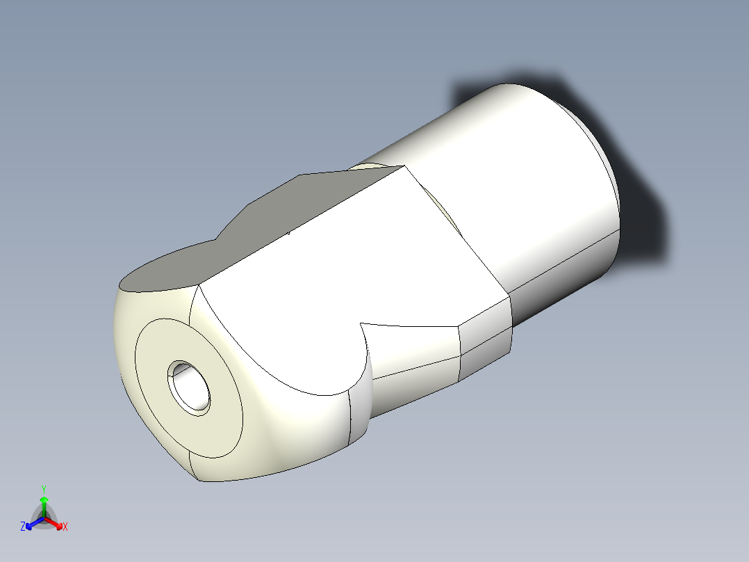 定位配件(C)2263-3D多系列多零件图纸模型主视图