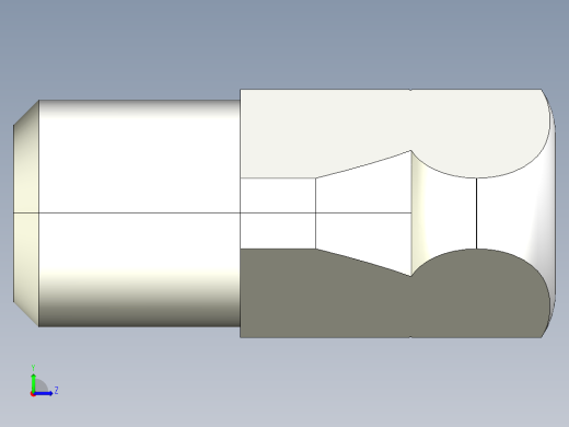 定位配件(C)2263-3D多系列多零件图纸模型左视缩略图