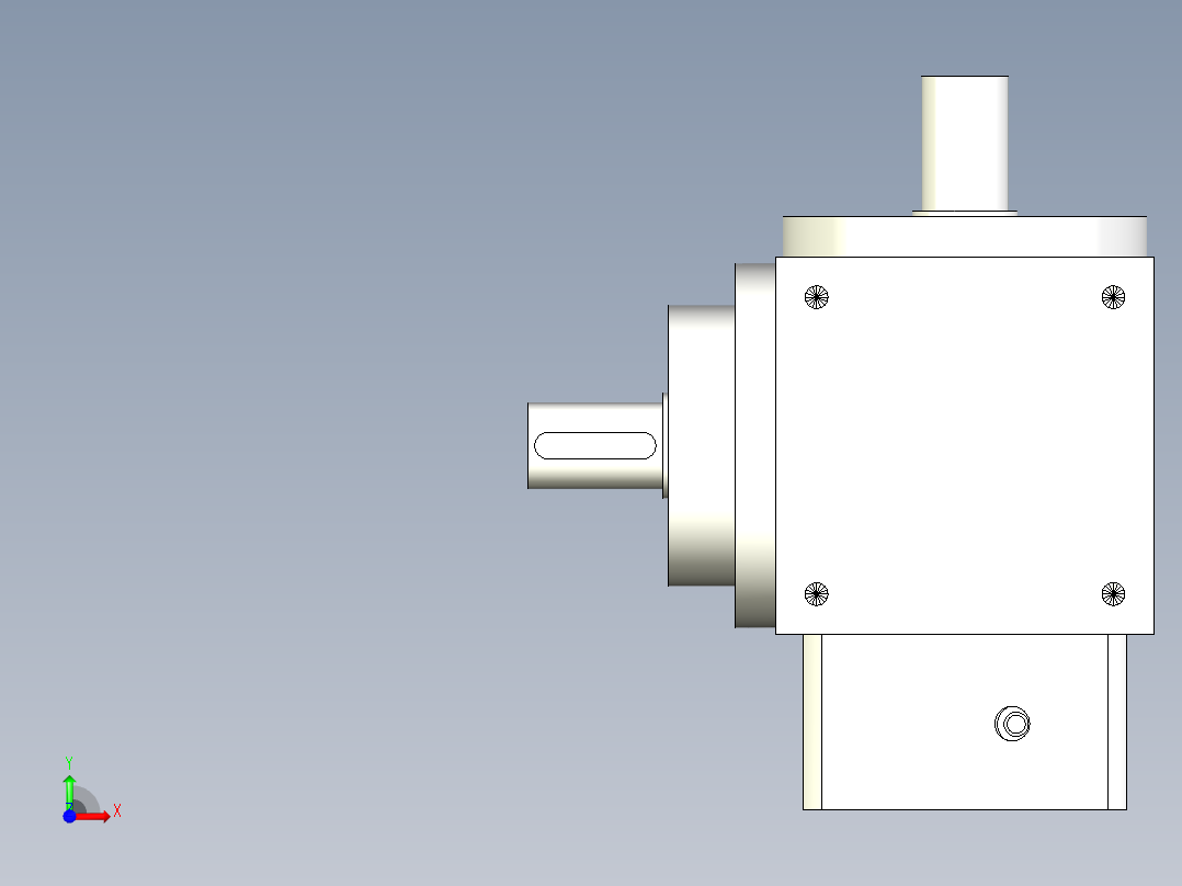 换向器PW140垂直输出-1 22-110-145-M8.stp前视图