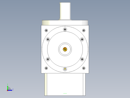 换向器PW140垂直输出-1 22-110-145-M8.stp左视缩略图