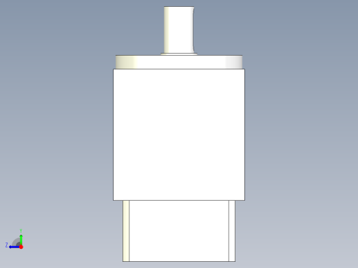 换向器PW140垂直输出-1 22-110-145-M8.stp右视缩略图