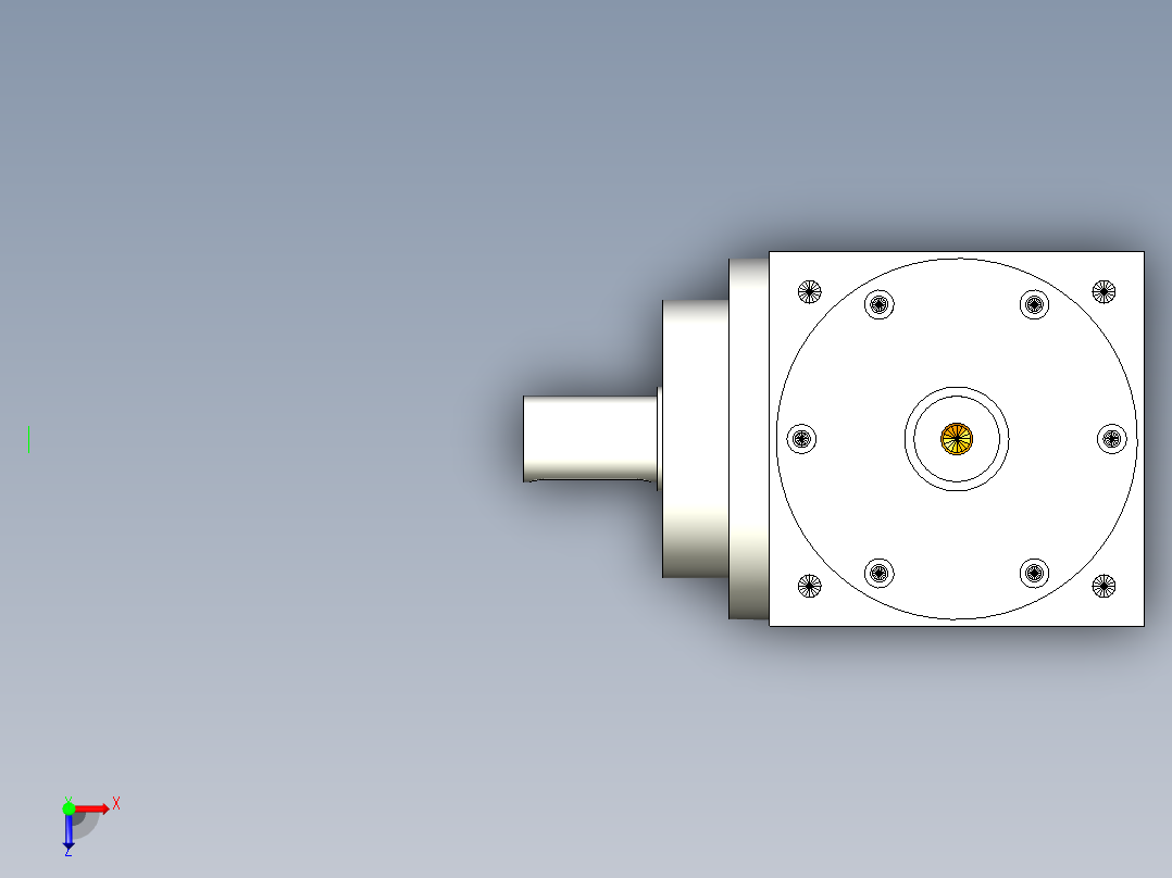换向器PW140垂直输出-1 22-110-145-M8.stp俯视图