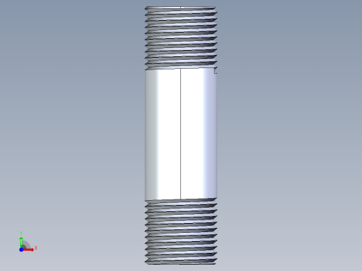 CPVC管件33-Sch80_Nipple_MPTxMPT_9861-081_0.5in x 3in前视缩略图