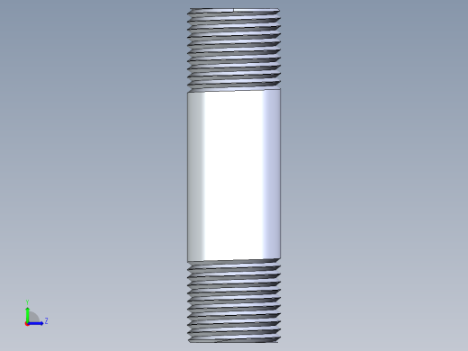 CPVC管件33-Sch80_Nipple_MPTxMPT_9861-081_0.5in x 3in左视缩略图