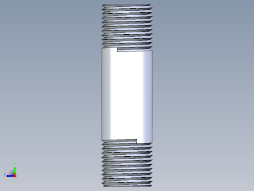 CPVC管件33-Sch80_Nipple_MPTxMPT_9861-081_0.5in x 3in右视缩略图