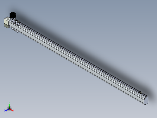 同步带滑台-半封闭B10H-L45-S2000-LD-P40-D3