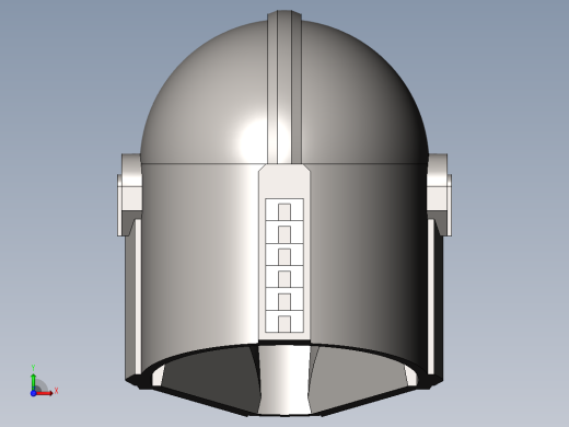 幻想的头盔前视缩略图