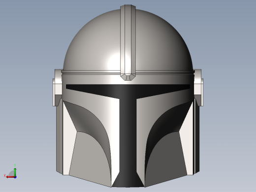 幻想的头盔后视缩略图