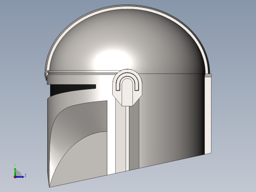 幻想的头盔左视缩略图