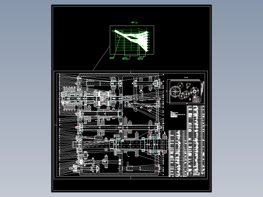 Z011-中型普通车床主轴箱设计【350mm 8级 最低转速212 功率5.5kw 公比1.26】