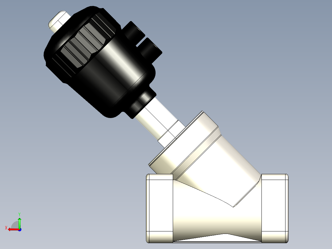 阀门模型-2JS500_50_Q63_G后视图