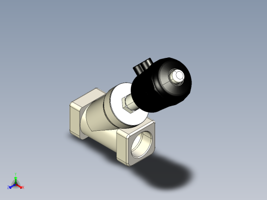 阀门模型-2JS500_50_Q63_G正等轴测缩略图