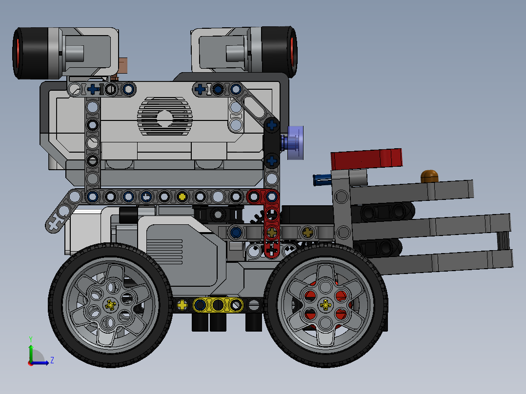 乐高Mindstorms+EV3-机器人切开术左视图