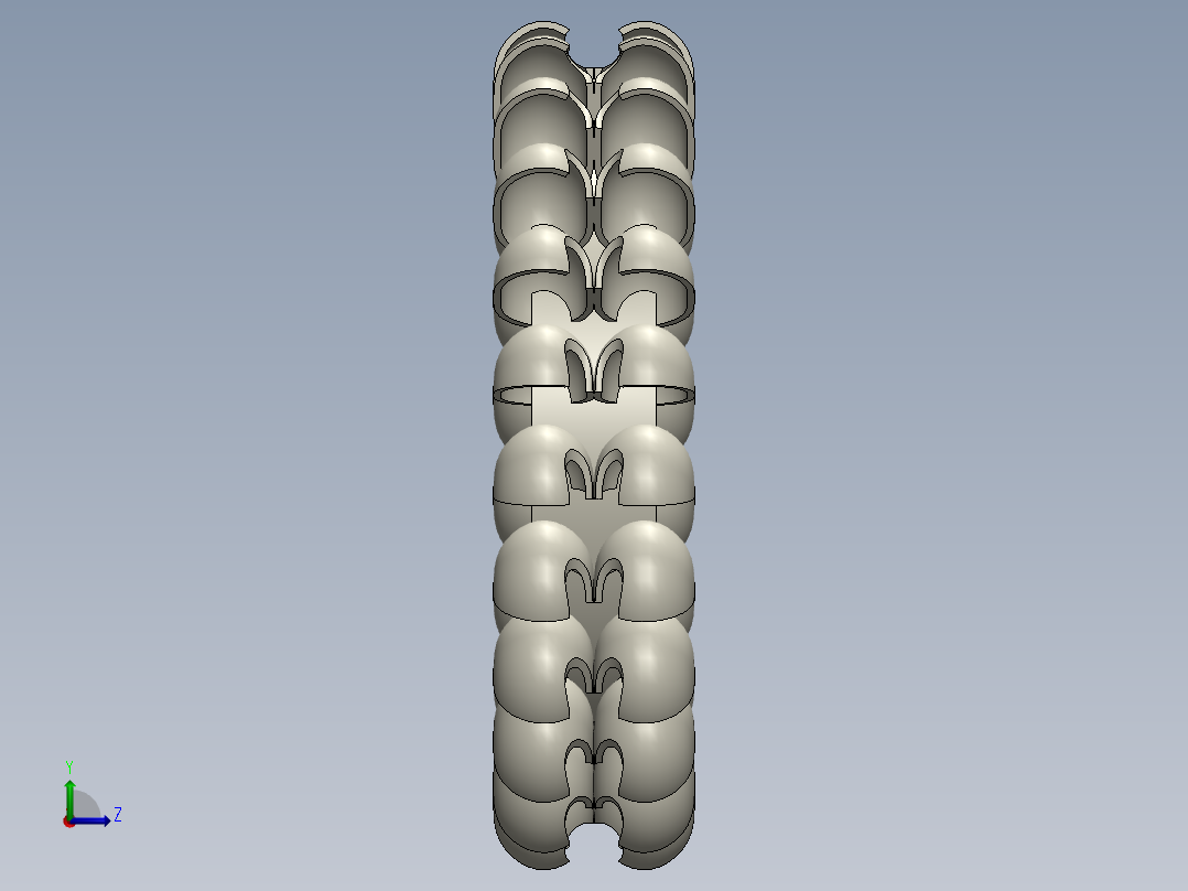 冲击式水斗轮左视图