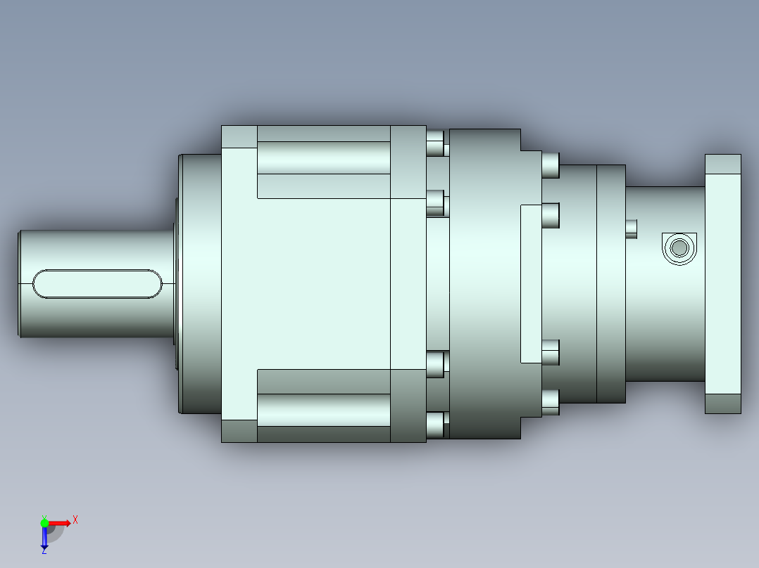 直齿PLX220-L3 35-114.3-200-M12-ZJ.stp俯视图