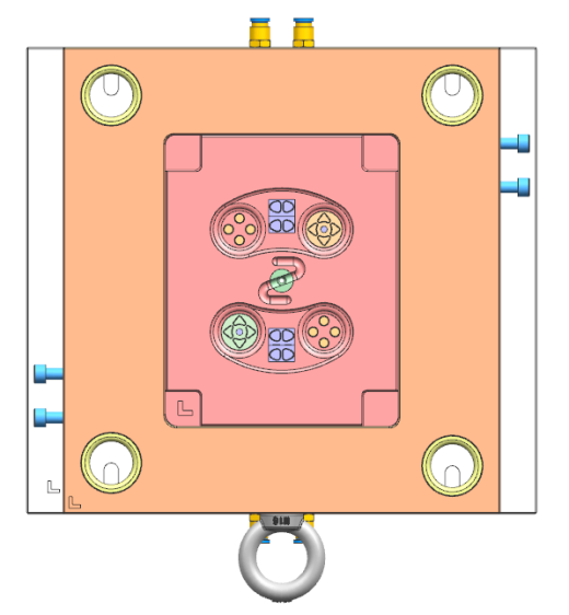 游戏手柄盖注射模具缩略图