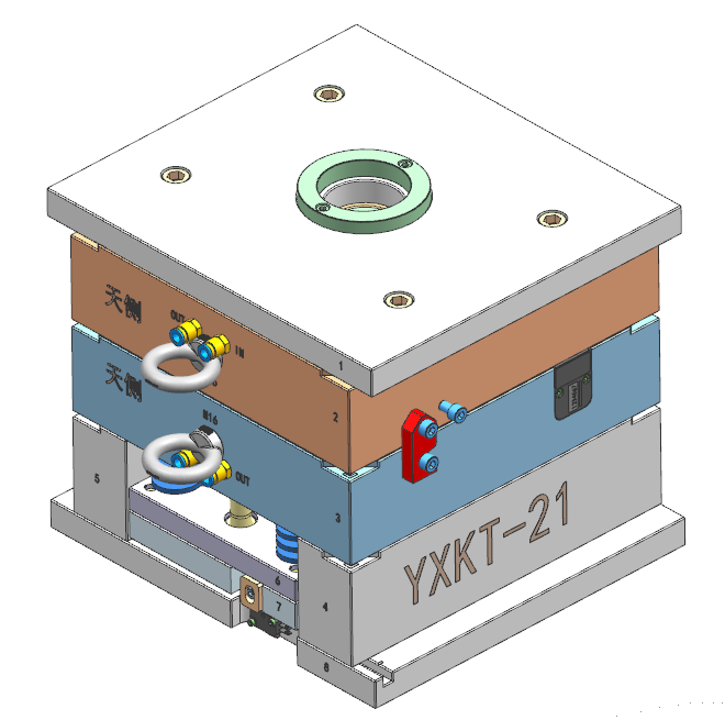 游戏手柄盖注射模具