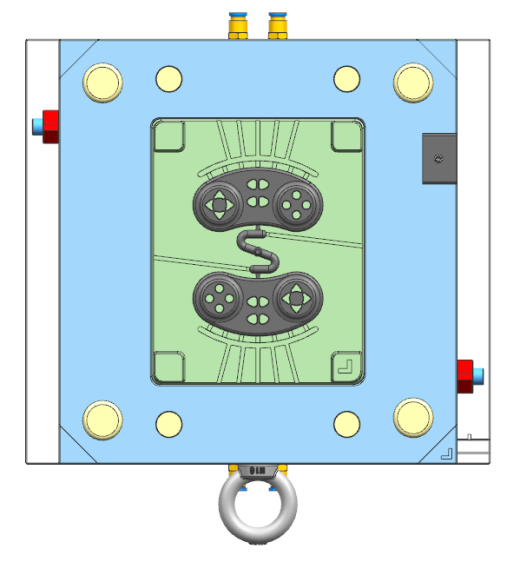游戏手柄盖注射模具缩略图