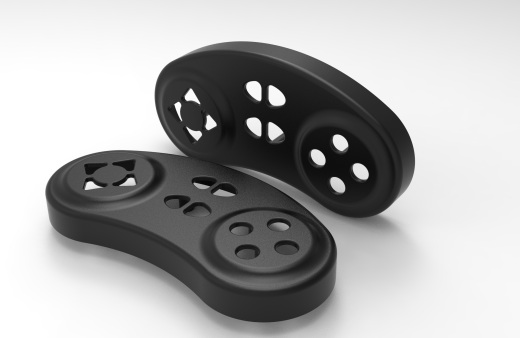 游戏手柄盖注射模具缩略图