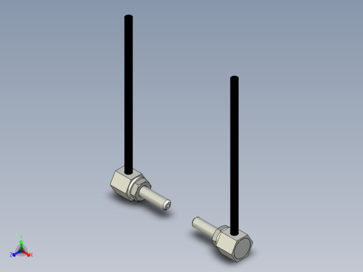直角光纤_对射型FT-Y21正等轴测缩略图