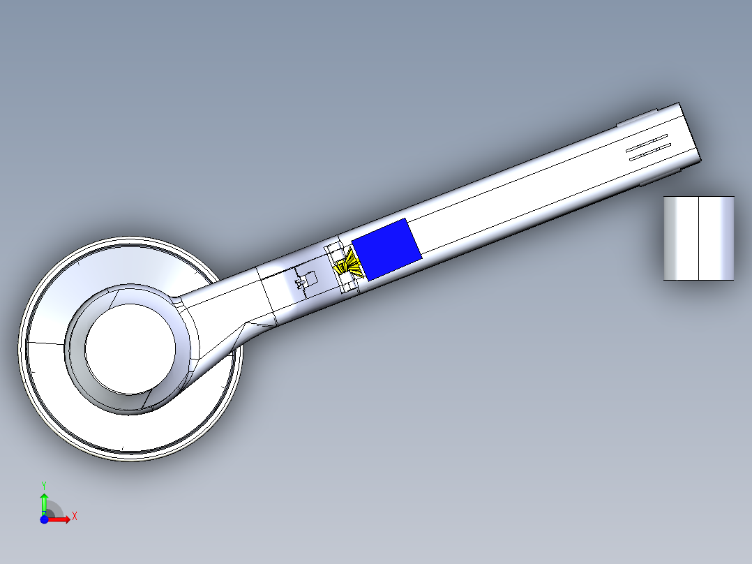 0_月球轮重点采样系统前视图