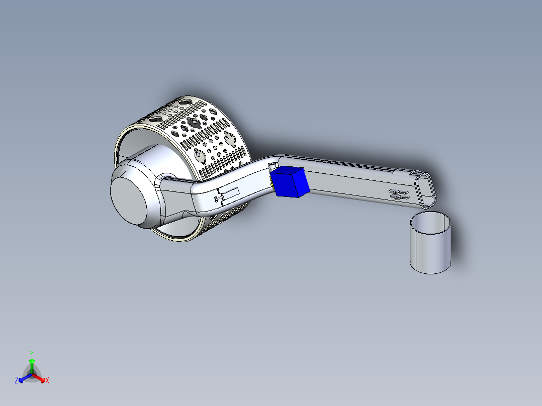 0_月球轮重点采样系统正等轴测图