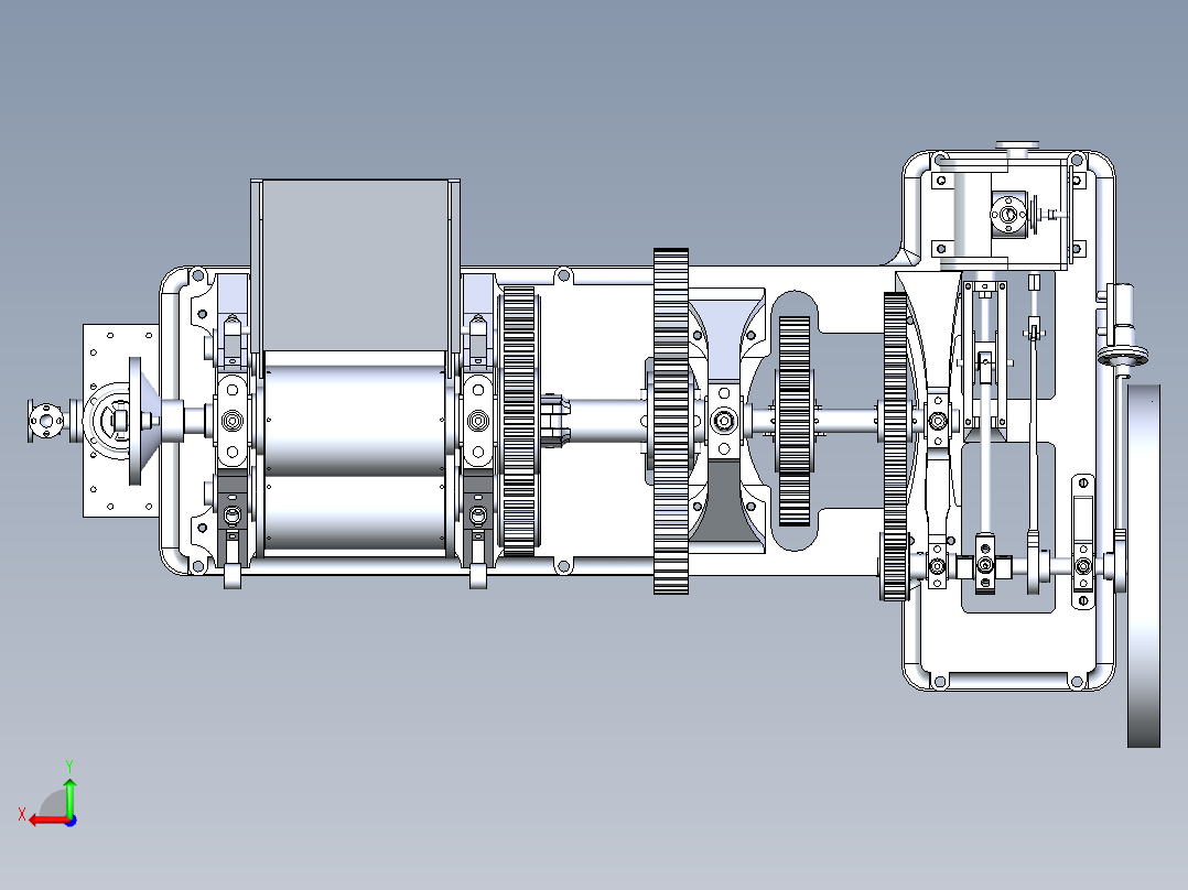 甘蔗磨坊后视图
