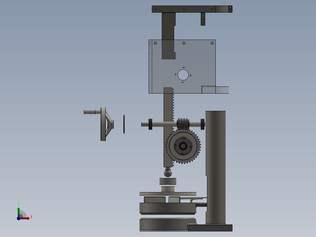 带有加热板的手压机sw15可编辑前视图